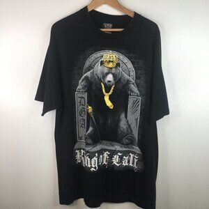 DGA Black Graphic T-shirt King Of Cali Size XL